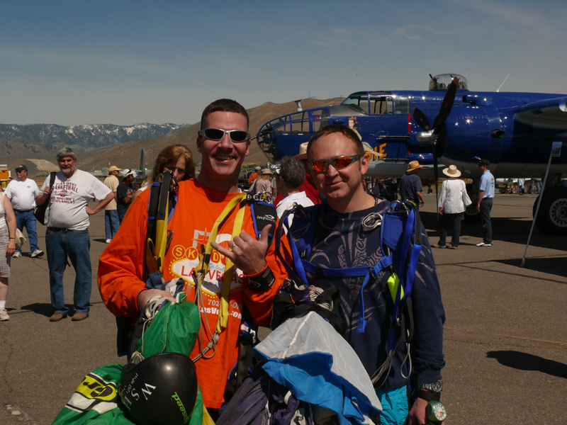 Parachuters from 2011 Carson City Airport Open House